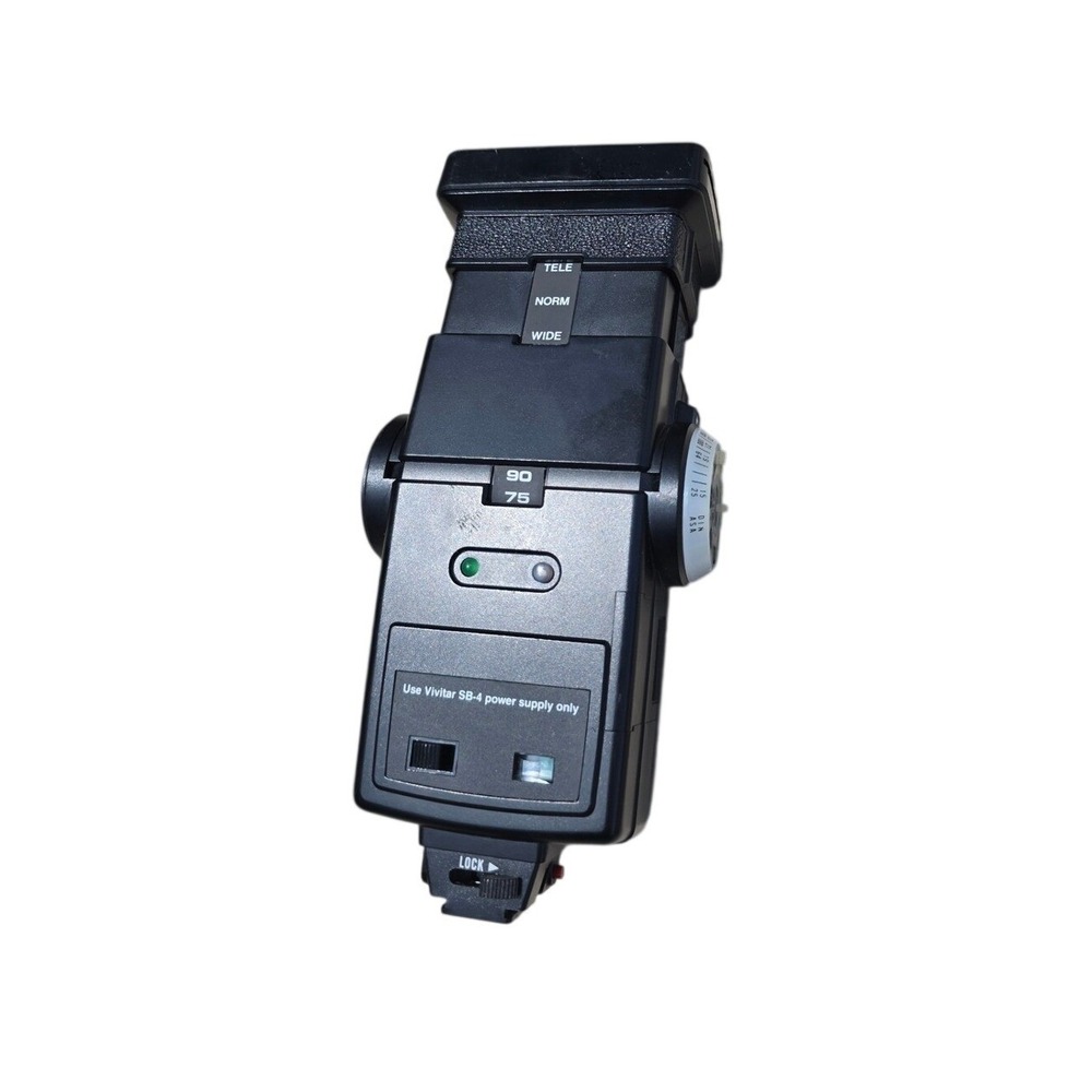 Vivitar 285HV Zoom Thyristor Professional Camera Flash Vari-Power Tilt Head